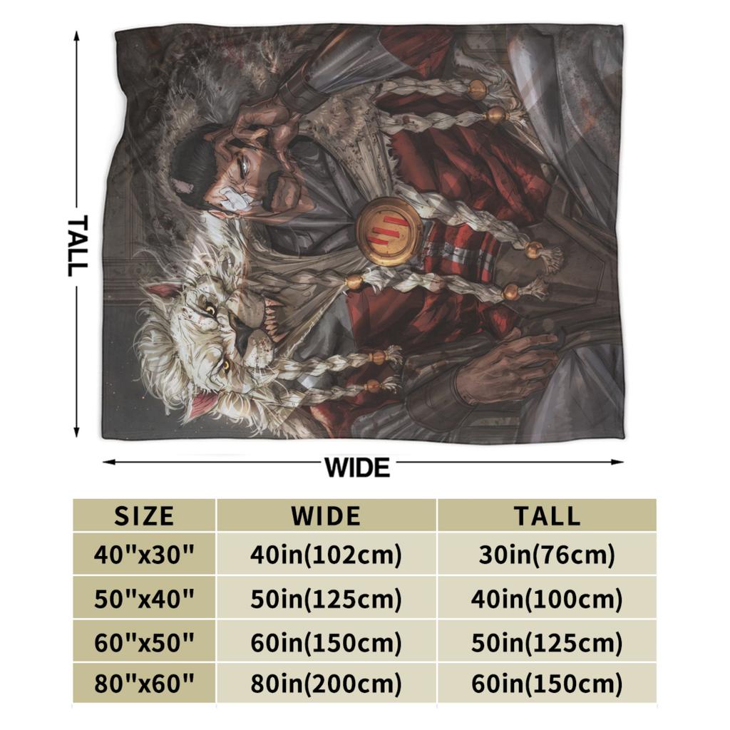 Soft Warm Blanket Picnic Thragg Invincible Villain Portrait Throw Blanket Flannel Bedspread For Home Decor Funny Sofa Bed Cover