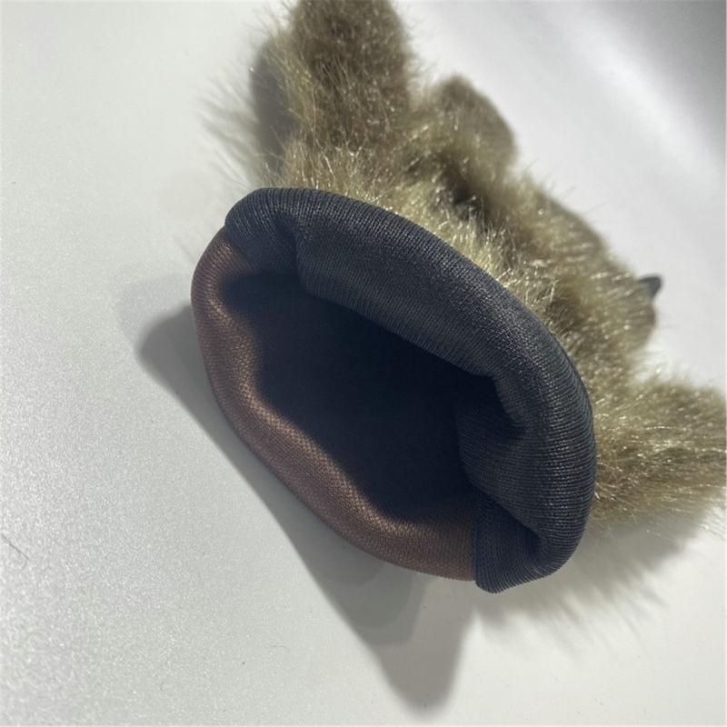 Cosplay Costume Werewolf Claw Gloves for Women Plush Beast Claw Gloves Halloween Party Anime Props RolePlay Hand Warmers