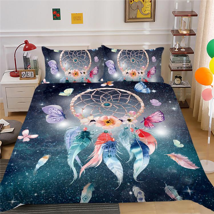 Dream Catcher 3D Digital Printing Bedding Two Or Three-Piece Set Polyester