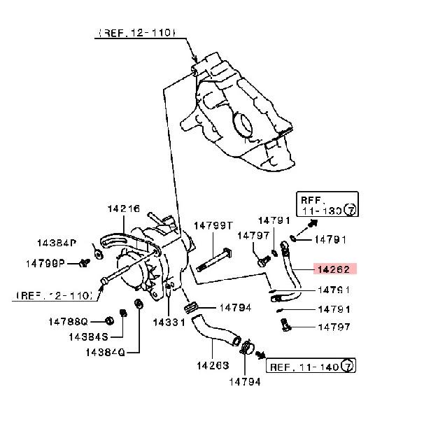 4D56 Lichtmaschine Vorderbremse Karosserieseite Schlauch für Mitsubishi L200 Triton Pajero Montero L300 L400 MD050196 MD307104 Autozubehör