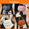 Street Style Small Pu Crossbody Bag With Crocodile Texture For Daily Use