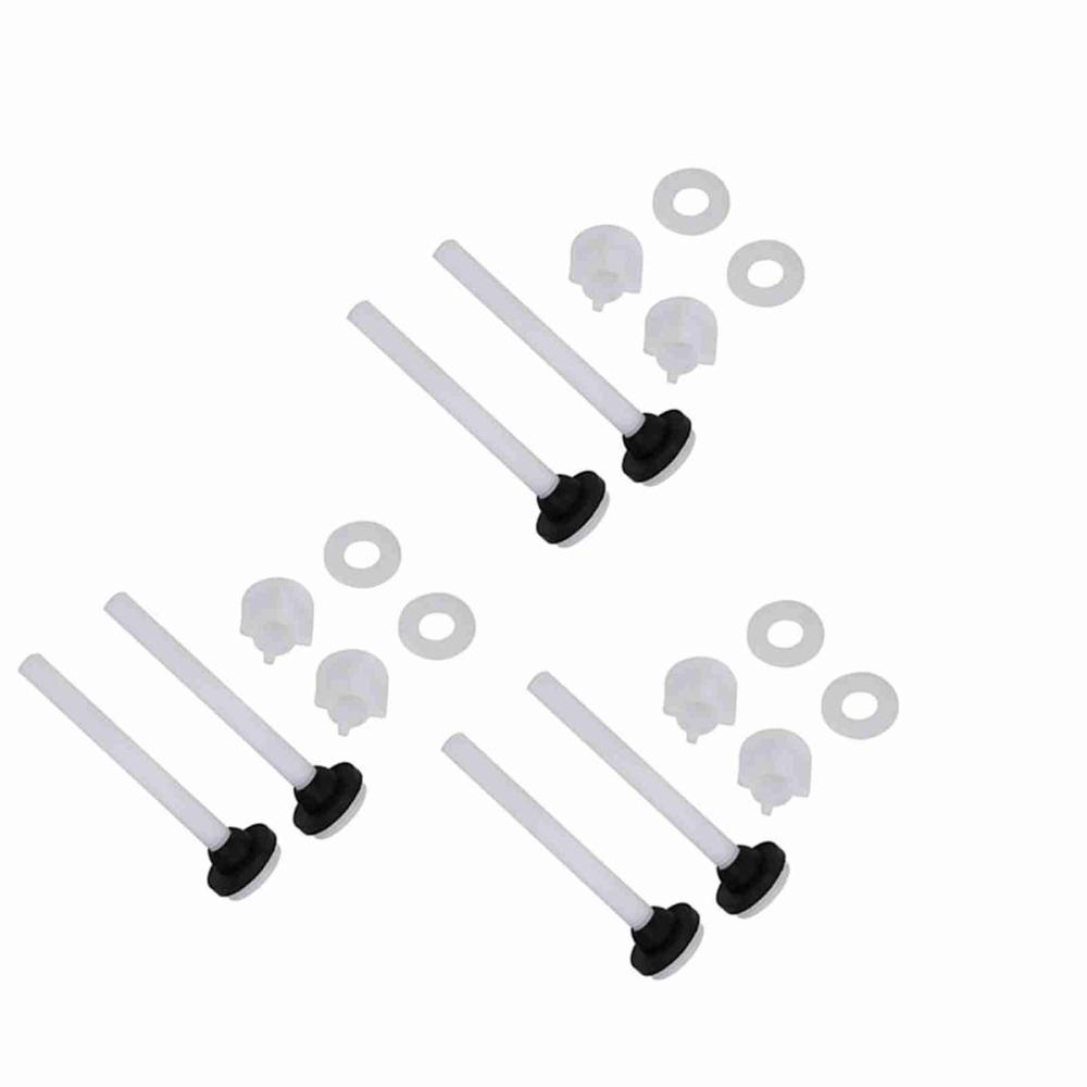 3 Pair White Toilet Tank Bolts Toilet Seat Screws Replacement  Toilet Water Tank Installation