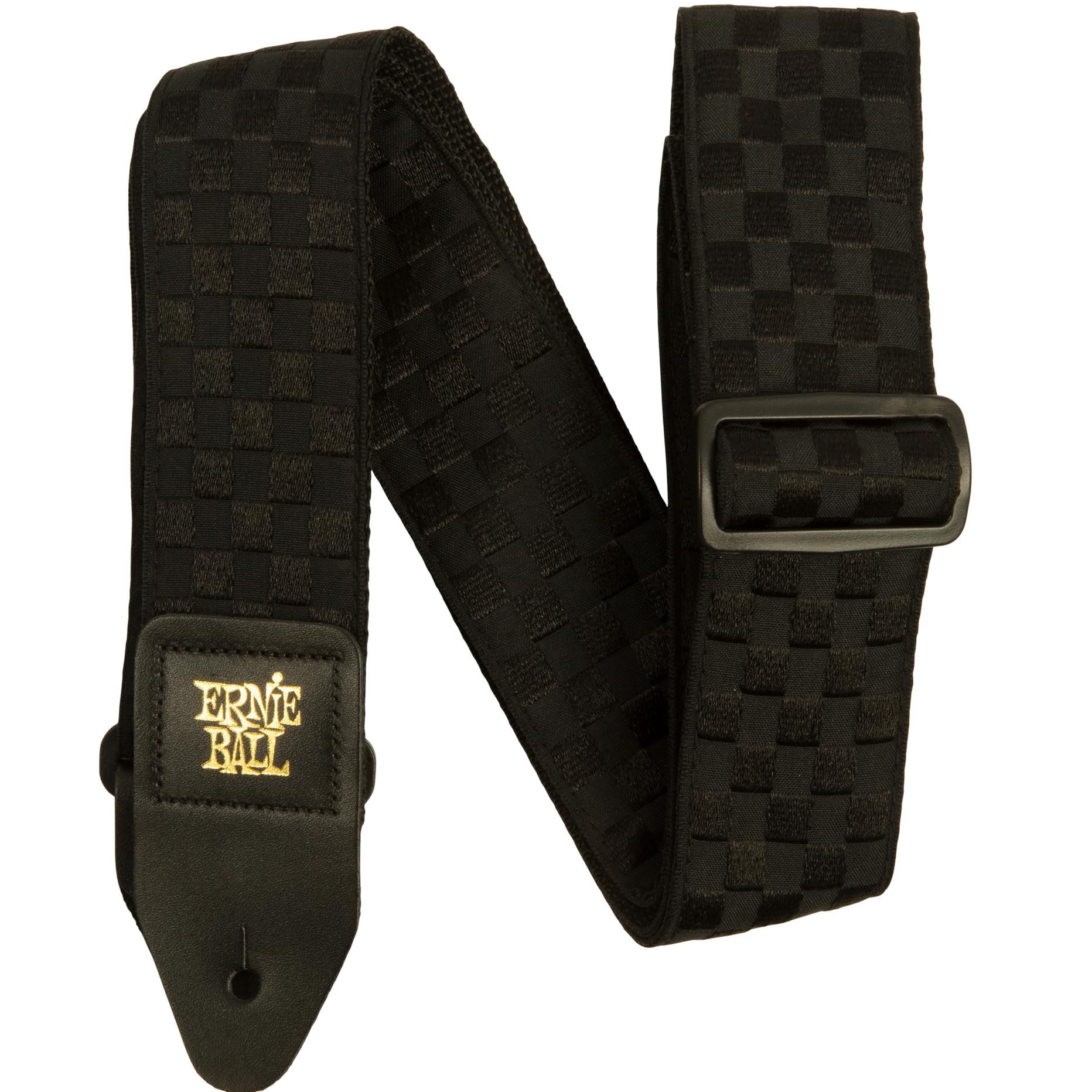 [Genuine Product] ERNIE BALL 5341 Guitar Strap JACQUARD STRAP BLACK CHECKERS Jacquard Strap Black Checkers