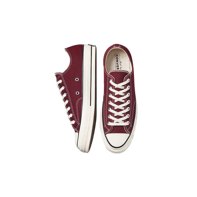 Кроссовки Converse Chuck 70 Low Deep Bordeaux Unisex Red Egret Black 171570C 43 — фото 5