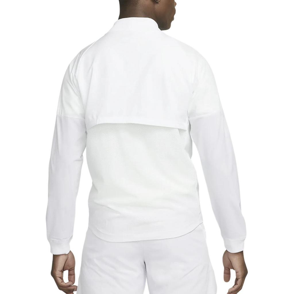 Nike Dri-FIT Rafa Quick-Dry Zipper Breathable Long Sleeve Jacket Men Jackets White DV2886-100