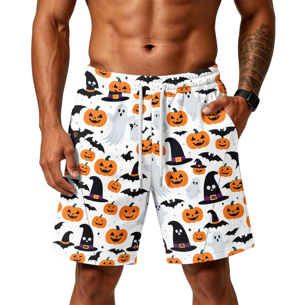 Men's Layer Loose Shorts with Pockets - Gym Training Workout Shorts for Beach, , Running, Casual Everyday Wear