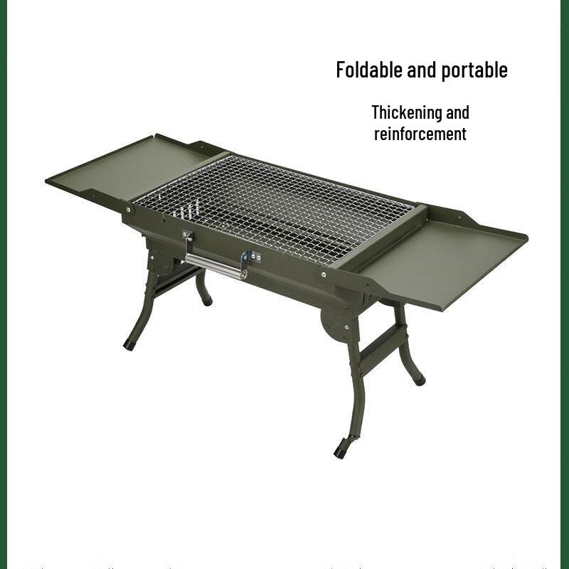 Portable Folding Stainless Steel Charcoal BBQ Grill