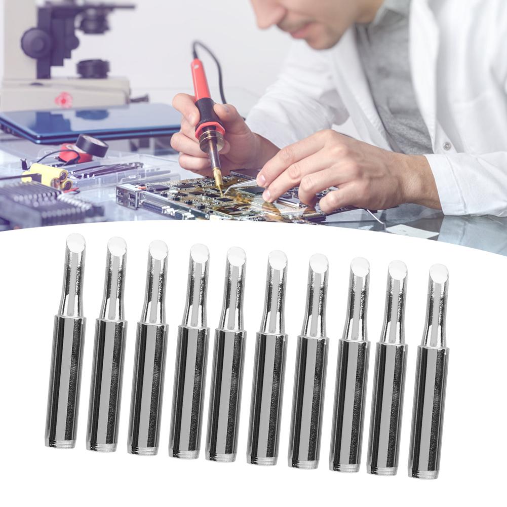 10Pcs 900MT4C Free Soldering Solder Iron Tips Replacement Soldering Accessory