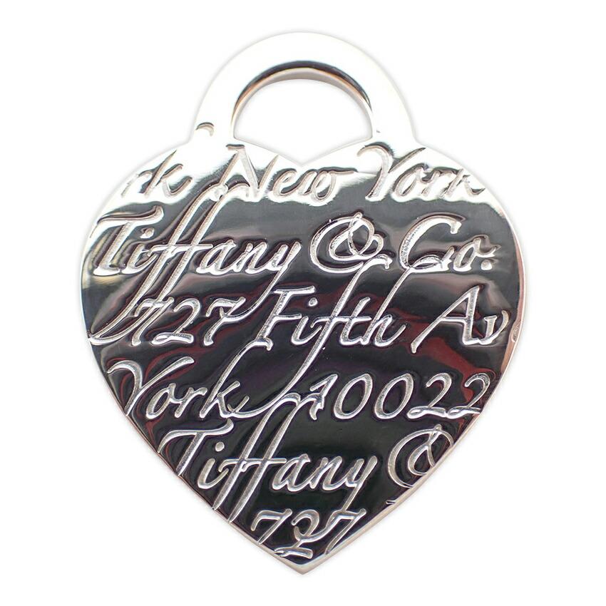 

[Used] TIFFANY/Tiffany 925 Notes Heart Pendant/j28-38