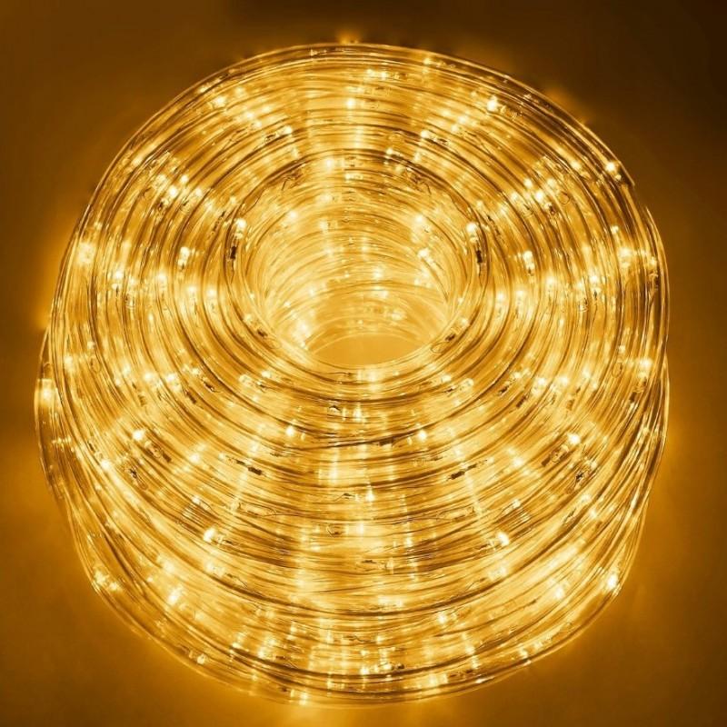 Wąż Świetlny Lampki Zewnętrzne 18,5 Metra Led Ogrodowe Choinkowe Zestaw