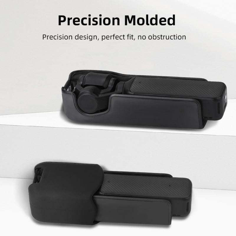 Silicone Cover for Pocket 3 Protective Case AntiScratch Handle Soft Sleeve Skin Lens Caps for Pocket 3 Access