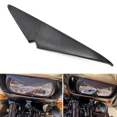 Dekorace krytu motocyklového světlometu Horní špička Kryt Zástěrka Akcent Obočí víčka světlometu Samolepka Pro Harley Road CVO Glides