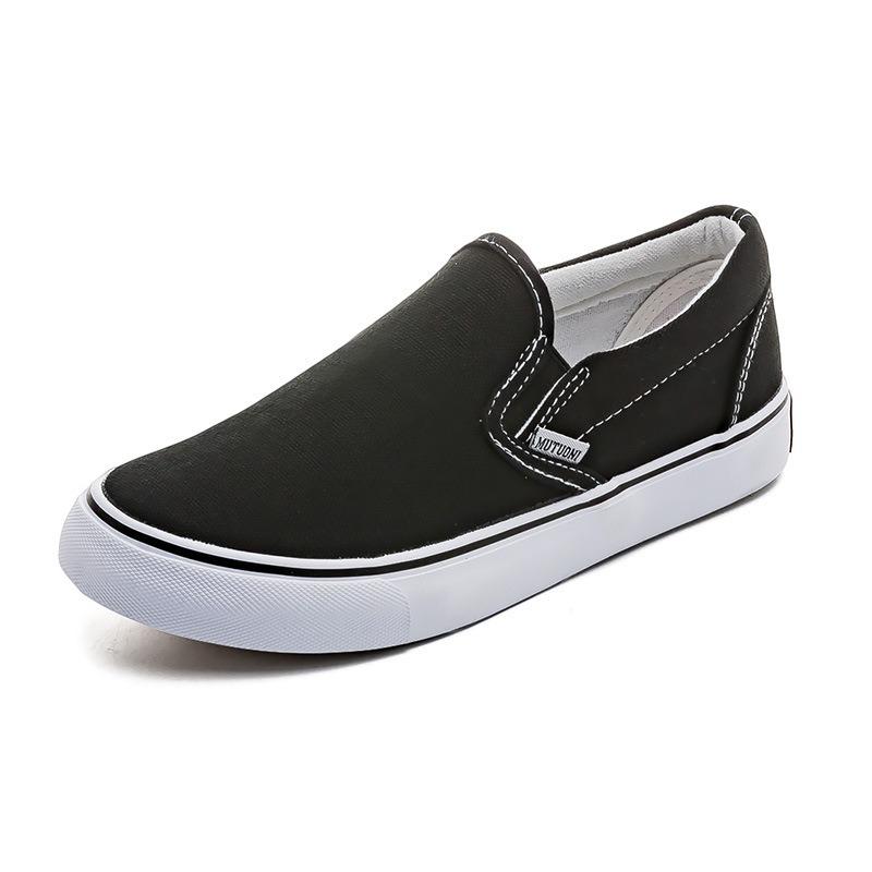 Low-top canvas shoes women's spring versatile casual shoes one-pedal lazy shoes overshoes student cloth shoes