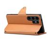 Leather Phone Case for Samsung Galaxy S26 Ultra S25 Edge S24 Plus S23 Fe S21 Metal  Buckle Card Slot Wallet Holder Flip Cover