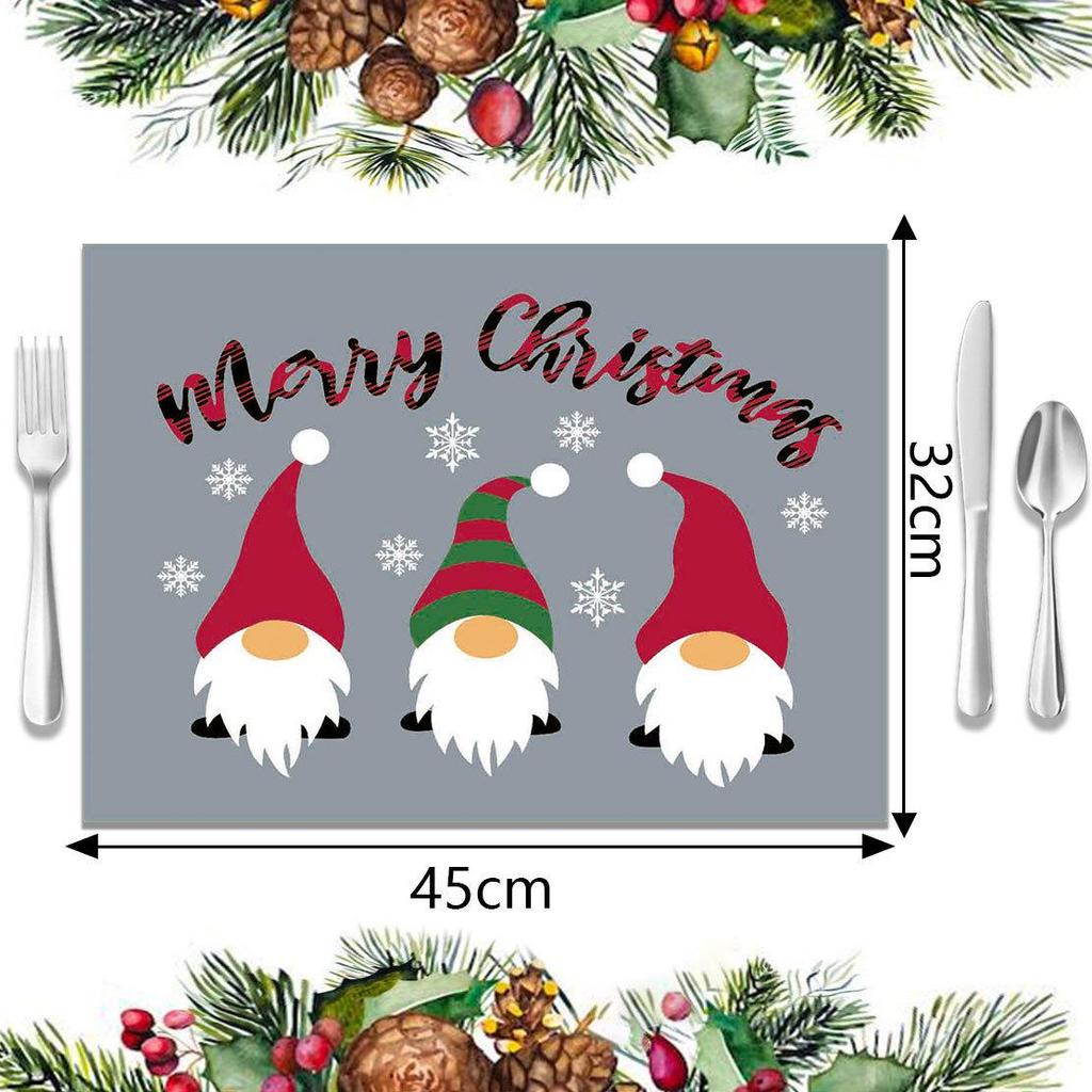 Bestselling Christmas Table Mat: Versatile Heat-Resistant Decorative Placemat
