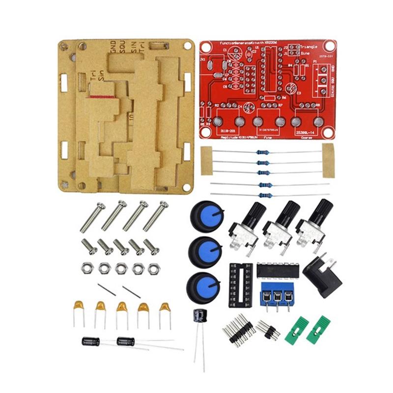 New XR2206 High Precision Signal Generator DIY Kit Sine Triangle Square Waves 1Hz 1MHz Frequency Range Adjustable Frequency
