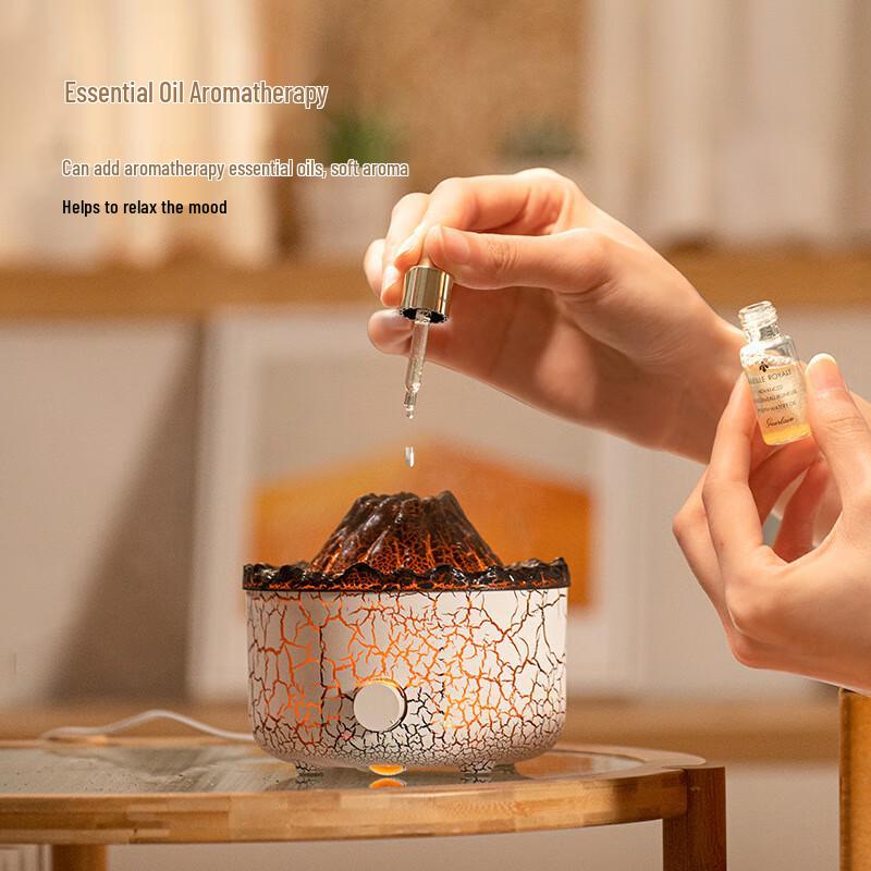 V21b Pro Volcano Lava Aroma Diffuser & Humidifier