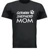 GERMAN SHEPHERD MOM Gift Tee T Shirt DOG PUP SHOW