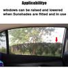 4 Packs Universal Car Window Screens - 2023 New Car Window Covers Sun Shades with UV Protection, Window Shades for Car Side Windows, Mesh Window