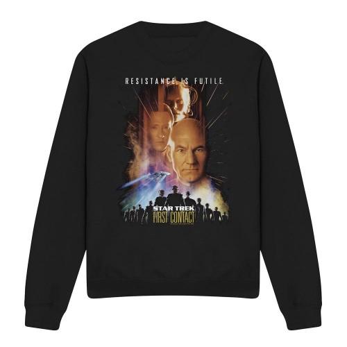 Star Trek Unisex Adult First Contact Sweatshirt
