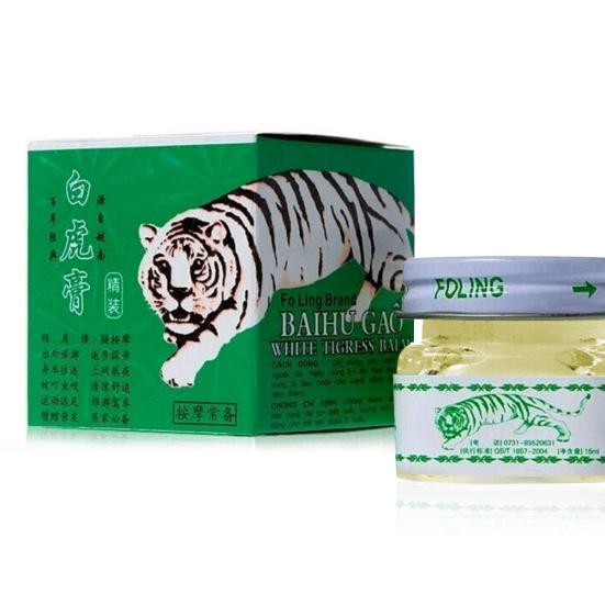 15g Vietnam White Tiger Balm for Headache Toothache Stomachache Cold Dizziness