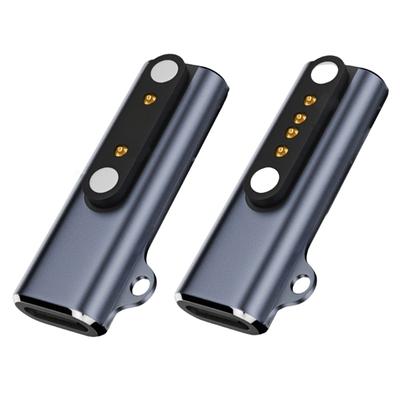 Portable Magnetic Charging Adapter Connector Converter for Children Smartwatch Featuring Type C Port Enables Convenient