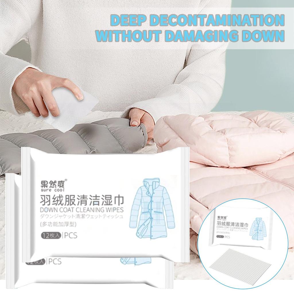 Down Jacket Dry Cleaning Agent Decontamination  Laundry Cleaning Wipes 5ml