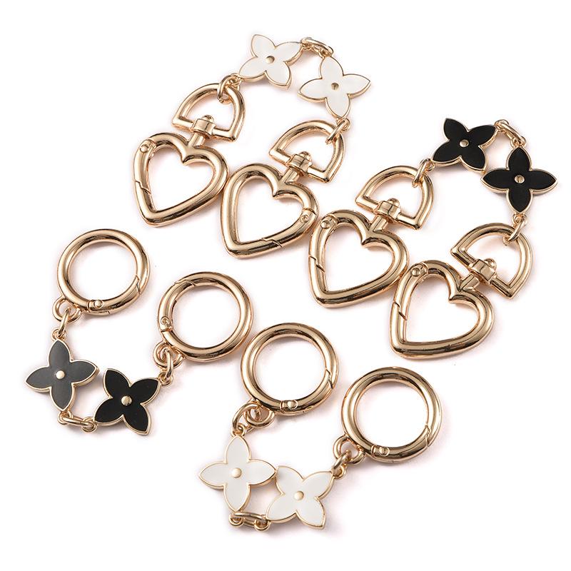 SP-81 Four-Leaf Clover Pendant for Bag Strap Modification & DIY Luggage Accessories