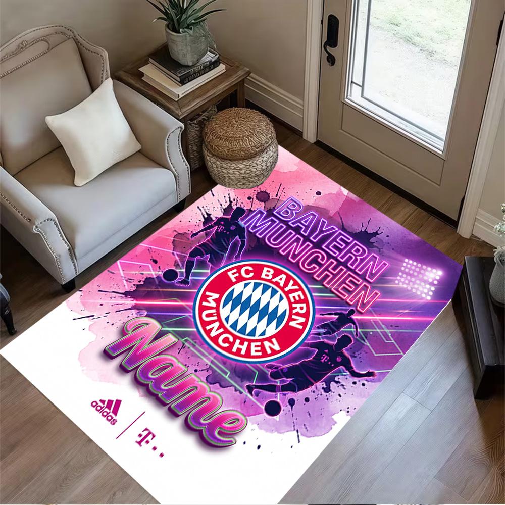 Bayern Munich Fan Gear Floor Mat Suitable for Living Rooms Study Room Decorate Room Dormitory Antislip Carpet Office Home Decor