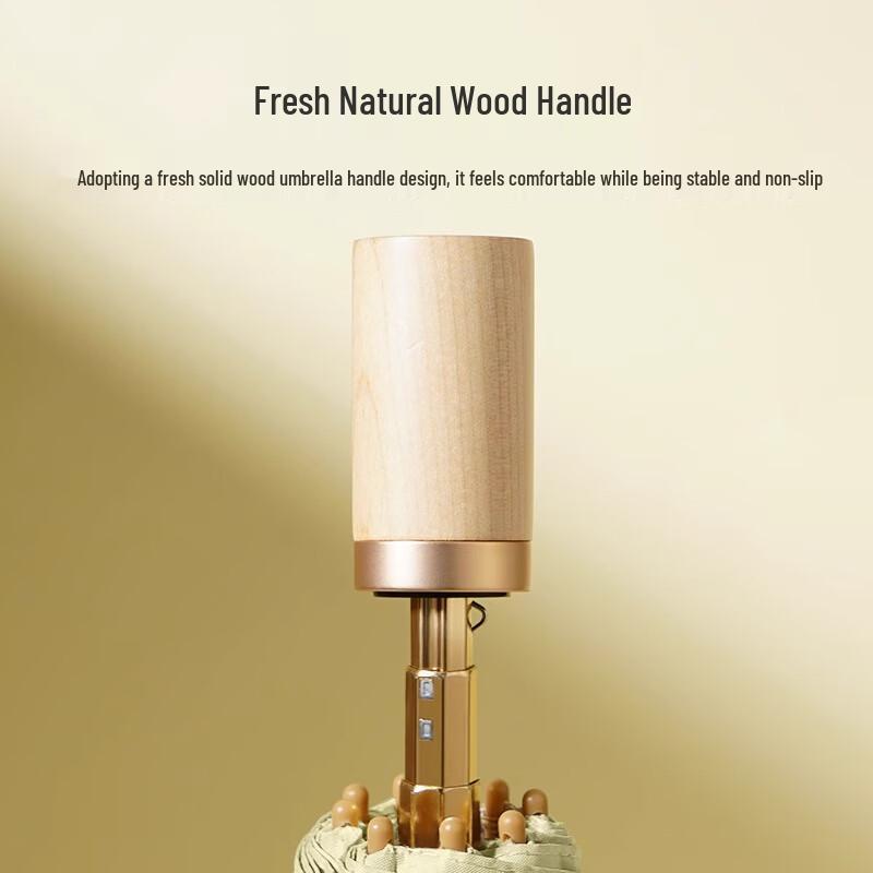 MAYDU Double-Layer UV Protection Folding Sun & Rain Umbrella