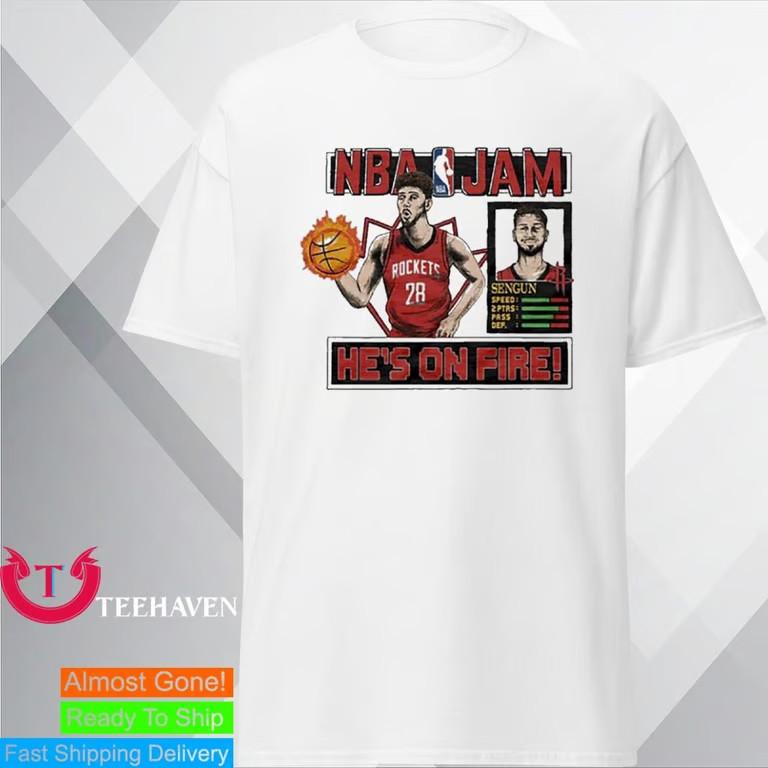 Футболка NBA Jam Rockets Alperen Sengun Унисекс Футболка S
