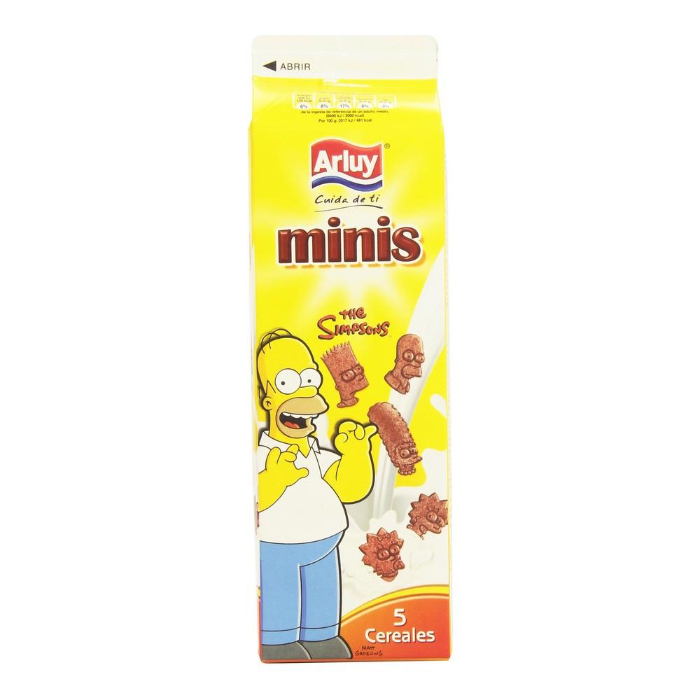 

Шоколадное печенье Arluy Mini Simpsons (275г) TU прозрачный