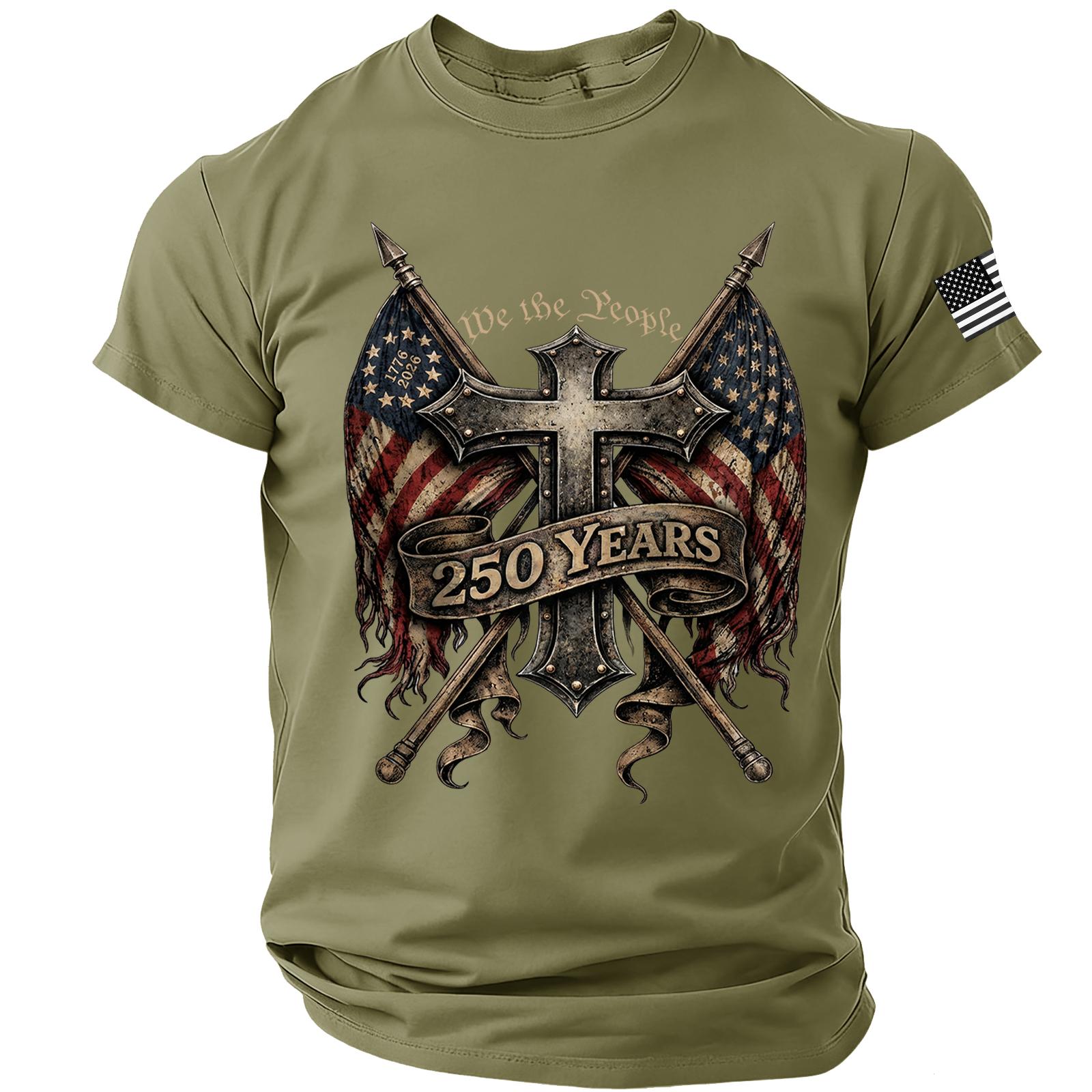 Men s Casual Round Neck Lightweight Breathable Short-Sleeve Top L