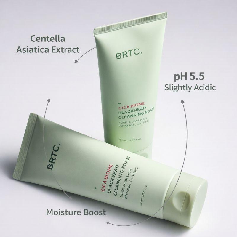 BRTC Cica Biome Blackhead Cleansing Foam 150ml