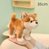 Lifelike Realistic Doggy Soft Figures Corgi Bulldog Pomeranian Filled Pet Cuddly Beast Items House Ornament Tots Birthday Treat