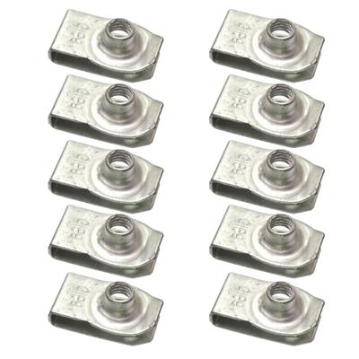 10 Stück Kondensator zu Kühler Extrudierte U-Mutter-Clips Für Ford Jeep Chrysler 11503714