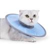 White Cat Recovery Collar: Elizabethan Anti-Lick Post-Surgery Bib