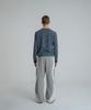 SUNDAY FRUIT MARKET Stripe Waffle Ls Tee Navy