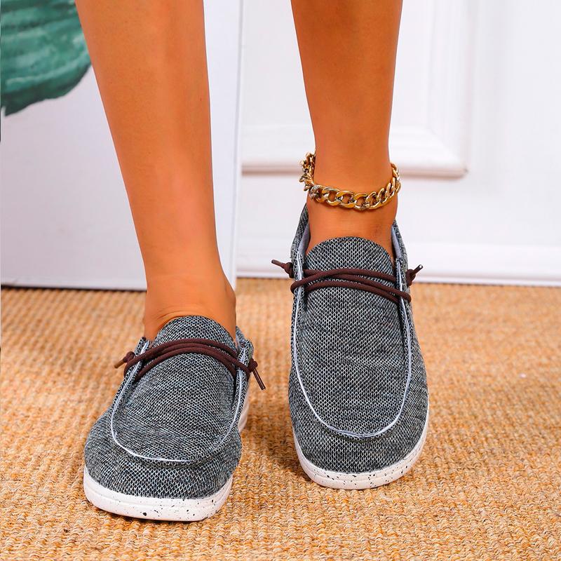New Women Shoes Sneakers Knitted Mesh Dude Flats Large Size Ladies Slip On Mujer Zapatill Casual Summer Female Mocassins