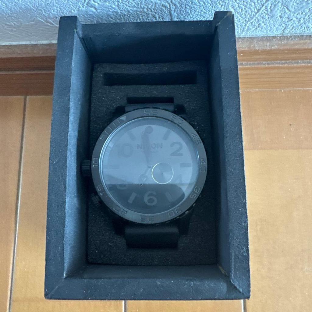 Used NIXON Nixon watch all black men's