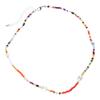 Rainbow Bead Necklace Elegant Neckwear Daily Wear Charm Necklace Party Dating Accessories Suitable for Any Occasion