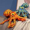 Soft And Huggable Leopard Print Octopus Plush Toy For Kids Ocean-themed Fun