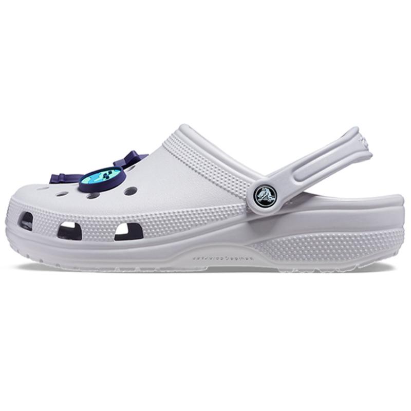 Honor of Kings X Crocs Classic Clog EVA Sticker Pattern Hole Shoes Unisex Grey Luban No. 7 Elite Edition