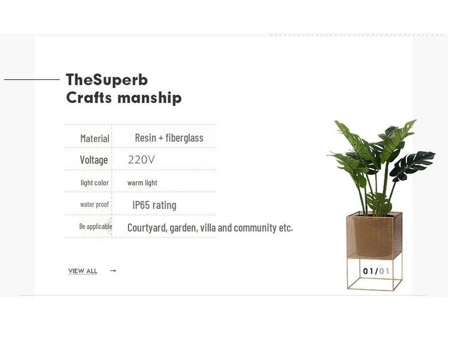 LED Resin Simulated Turtle, Raccoon, Toucan, and Parrot Outdoor Landscape Animal Lights