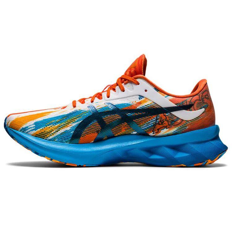 

Мужские кроссовки ASICS Novablast Digital Aqua Marigold Orange 1011B239-400