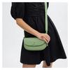 COACH Emmy 23 brand logo logo push lock closure cow leather saddle bag hand shoulder crossbody bag medium size women's light pistachio color