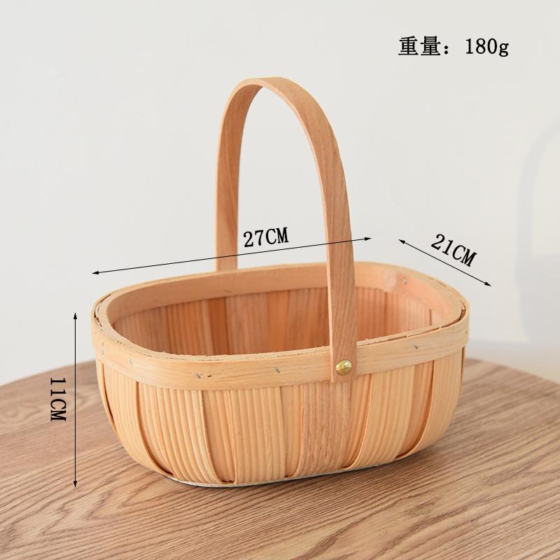 Hand-woven Eggs and Fruit Baskets, Send Girlfriends To Confinement, Insert Flower Baskets, Portable Picnic Baskets, Vegetable Storage Wholesale