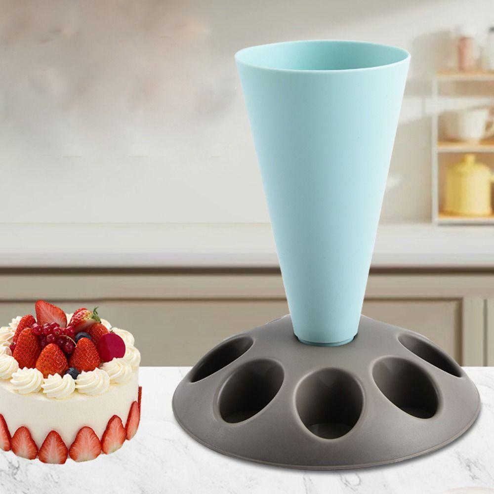 Odolný držák na cukrářský sáček Pohodlná základna na cukrářské špičky Stojan na sáček na zdobení pečiva Domov