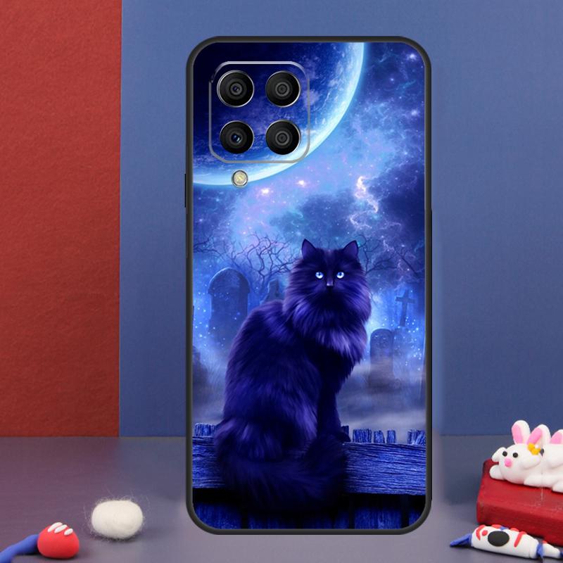 Witches Cat Moon Case For Samsung Galaxy M34 M14 M54 M13 M15 M36 M55 M35 M56 M16 M31 M11 M53 M12 M32 M52 M06