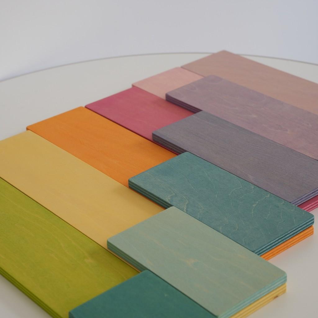 Wooden Rainbow Stacking Blocks For Early Education And Toddler Development